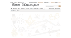 Desktop Screenshot of bijouxmaconniques.com